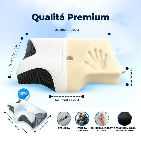 Cuscino Cervicale Ortopedico - Somnus™
